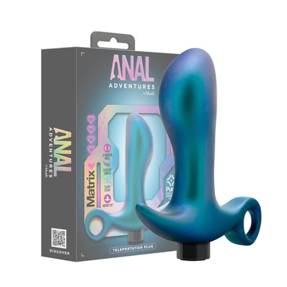 Vibrējošs anālais spraudnis Lunar Blue ar P-punkta stimulāciju – Blush Anal