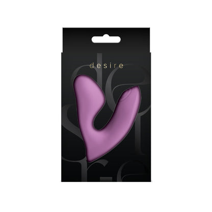 NS Novelties Desire Demure Blush divu motoru vibrators vaginālai un klitora stimulācijai