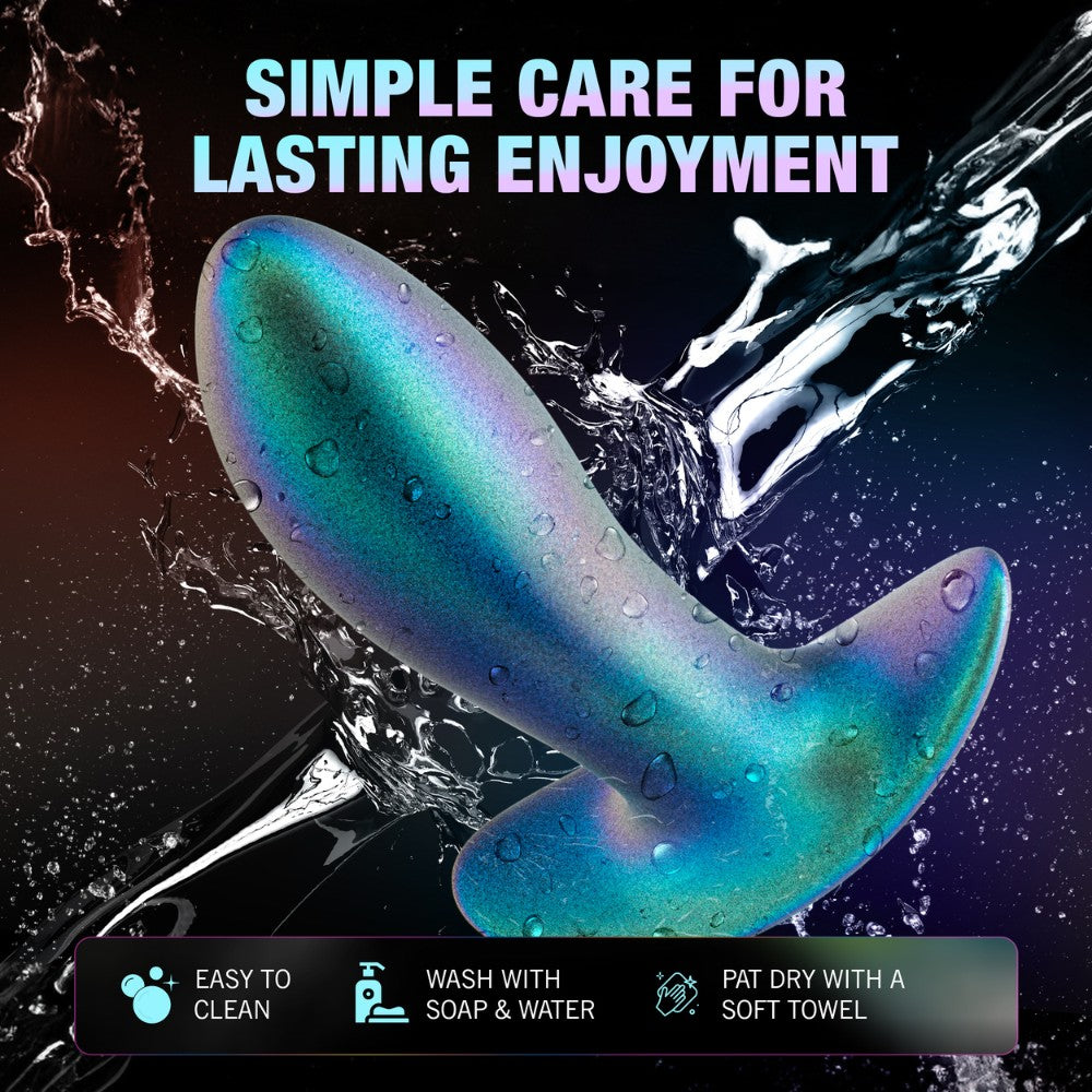 Vibrējošs silikona anālais spraudnis Neptune Teal (12.7 cm) – Blush Voyager Plug