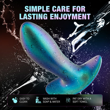 Vibrējošs silikona anālais spraudnis Neptune Teal (12.7 cm) – Blush Voyager Plug