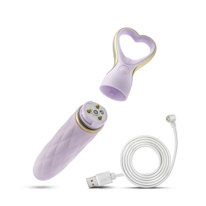 Platīna Silikona Ūdensizturīgs Vibrators - Blush Delice Lavender Love