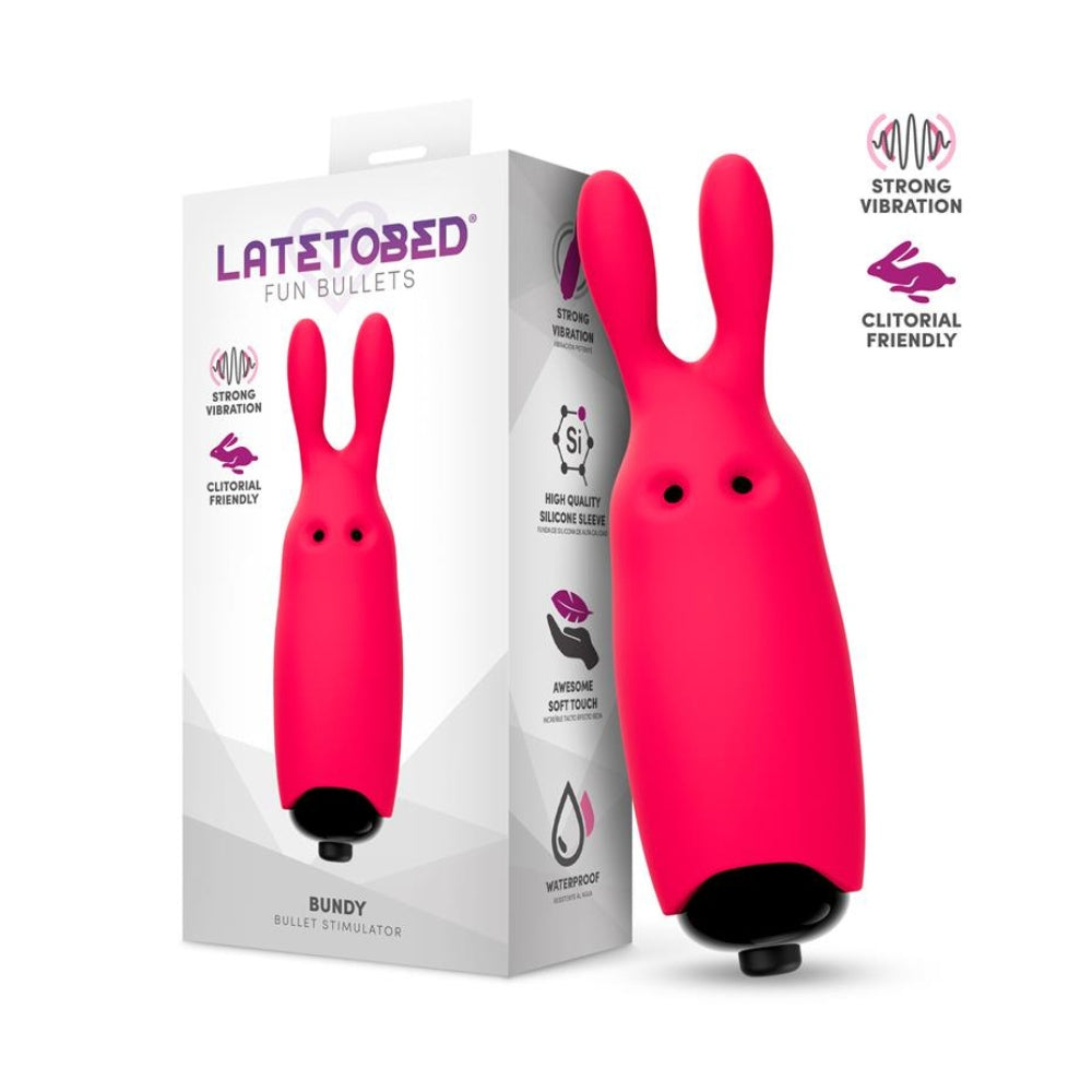 Мини-вибратор для стимуляции клитора LATETOBED Bundy Rabbit