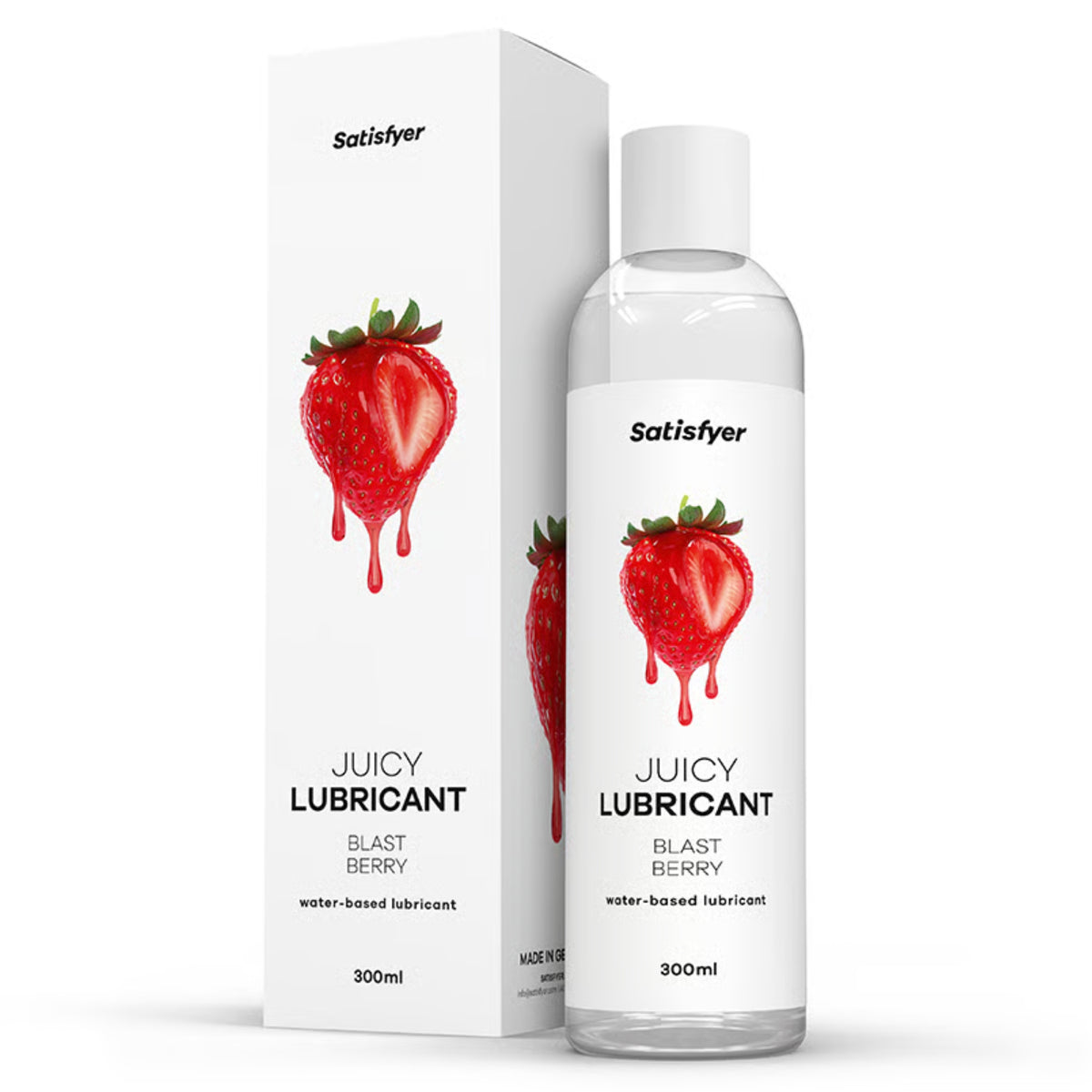 Satisfyer Berry Blast ūdens bāzes lubrikants ar zemeņu aromātu 300 ml