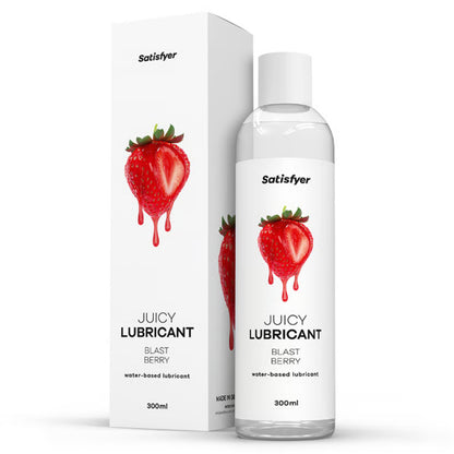 Satisfyer Berry Blast ūdens bāzes lubrikants ar zemeņu aromātu 300 ml