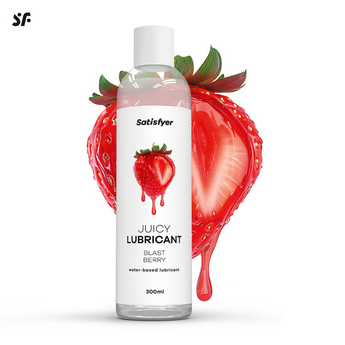 Satisfyer Berry Blast zemeņu aromāta lubrikants 300 ml