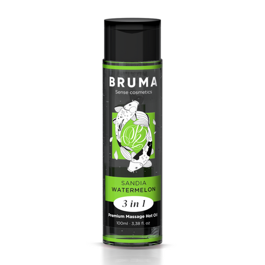 Sildoša masāžas eļļa 3in1 ar arbūza garšu (100 ml) – BRUMA Premium
