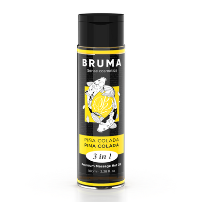 Sildoša masāžas eļļa 3in1 ar pina colada (100 ml) – BRUMA Premium