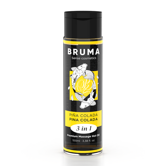 Sildoša masāžas eļļa 3in1 ar pina colada (100 ml) – BRUMA Premium