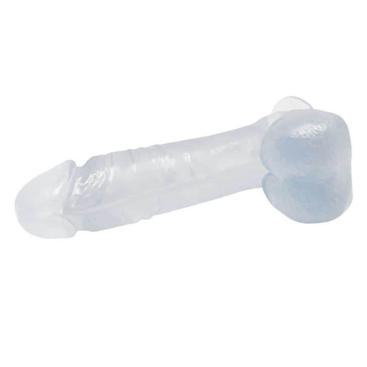 BAILE Caurspīdīgs Reālistings Dildo (Kopējais garums 19 cm)