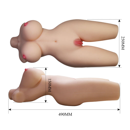 Reālistisks lielizmēra masturbators ar vagīnu un anālo ieeju CRAZY BULL Tiffany 5.5 kg