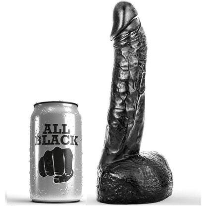 ALL BLACK - Fistinga, anālais un vaginālais dildo (20 cm)