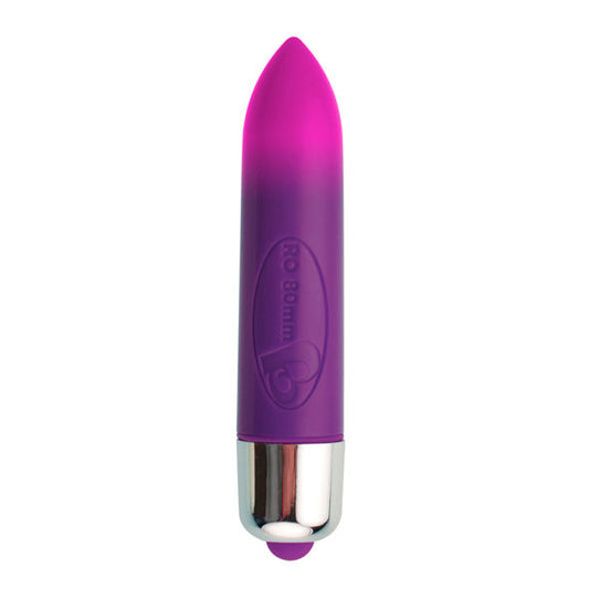 ROCKS-OFF - ekskluzīvs krāsu mainošs bullet vibrators (8 cm - 7 vibrācijas)