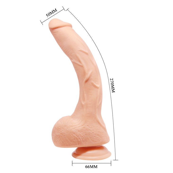 BEAUTIFUL JACK - Ātra orgasma G punkta stimulējošs dildo (XL 26 cm)