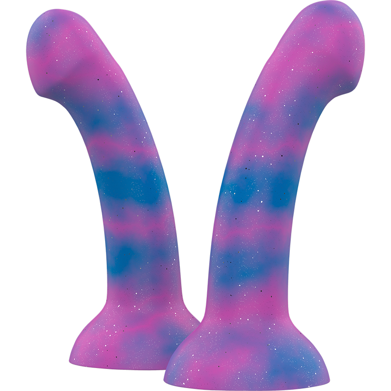 Dion Galactic Silikona Dildo ar Spīdumiem 18 cm