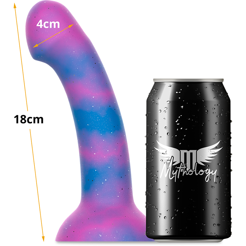 Dion Galactic Silikona Dildo ar Spīdumiem 18 cm