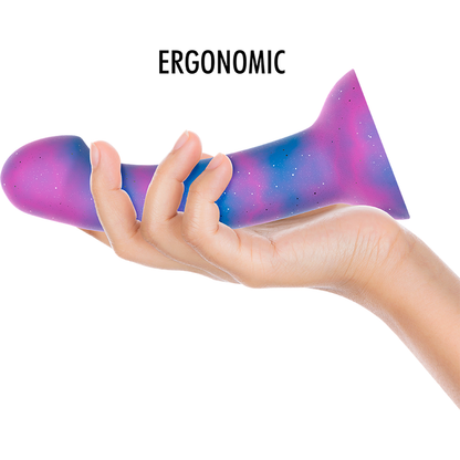 Dion Galactic Silikona Dildo ar Spīdumiem 18 cm