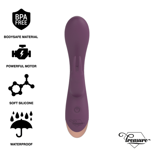 PRETTY LOVE - TRESURE LAURENCE Premium class waterproof rabbit vibrator with clitoral stimulator