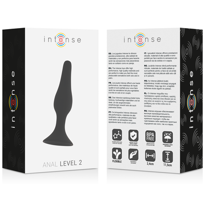 INTENSE - LEVEL 2 Silicone anal plug (11.5 cm)