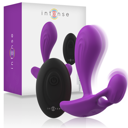 INTENSE - SHELLY Premium tālvadības anālais vibrators (violets)