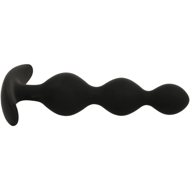 BLACK&SILVER - RUPERT Silicone Anal Plug (10 cm)