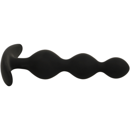 BLACK&SILVER - RUPERT Silicone Anal Plug (10 cm)