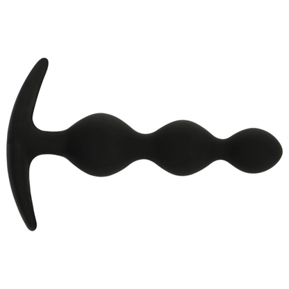 BLACK&SILVER - RUPERT Silicone Anal Plug (10 cm)