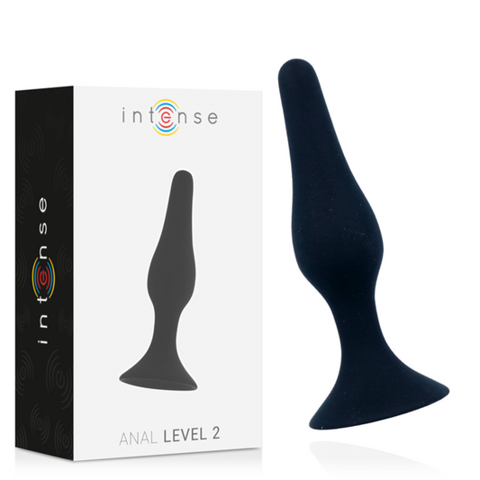 INTENSE - Silikona anālais aizbāznis līmenis 2 (11.5 cm)