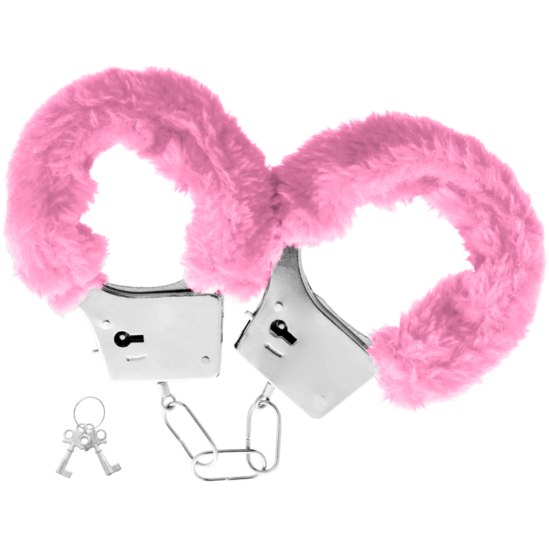 OHMAMA PLEASURE FURRY - handcuffs with pink fur