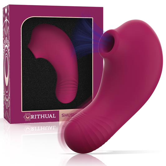 RITHUAL - SHUSHU PRO 2 in 1 klitora stimulators (sūcošs/vibrējošs)