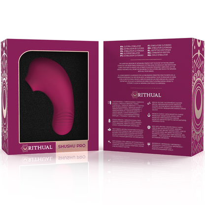 RITHUAL - SHUSHU PRO 2 in 1 klitora stimulators (sūcošs/vibrējošs)