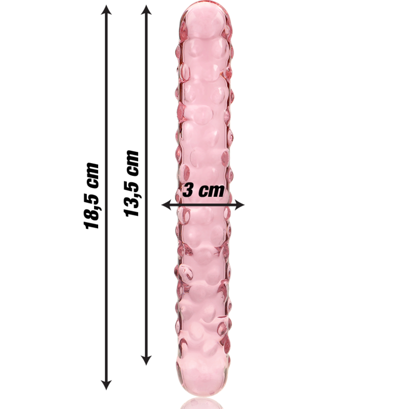 NEBULA SERIES BY IBIZA - Dildo made of borosilk glass (18.5 cm -O- 3 cm)