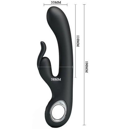 CARINA - vibrators ar klitora un G-punkta stimulatoru ar sildīšanas funkciju