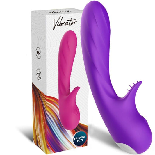 ARMONY ROMANCE - Vibrator with stimulator (9 strong vibrations)