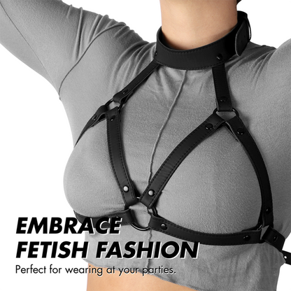 FETISH SUBMISSIVE BONDAGE - Adjustable chest straps
