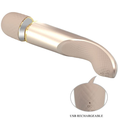 Universal Silicone Wand Vibromassager Gold 29 cm