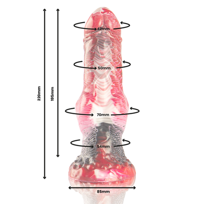 Helios Pārdabisks Silikona Dildo 22 cm