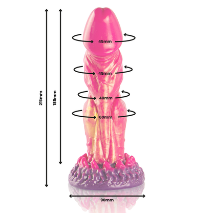 Cerberus Pārdabisks Silikona Dildo 21.5 cm