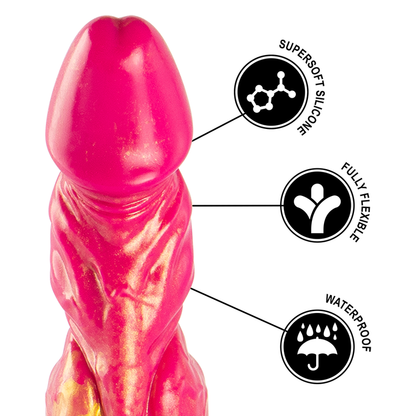 Cerberus Pārdabisks Silikona Dildo 21.5 cm