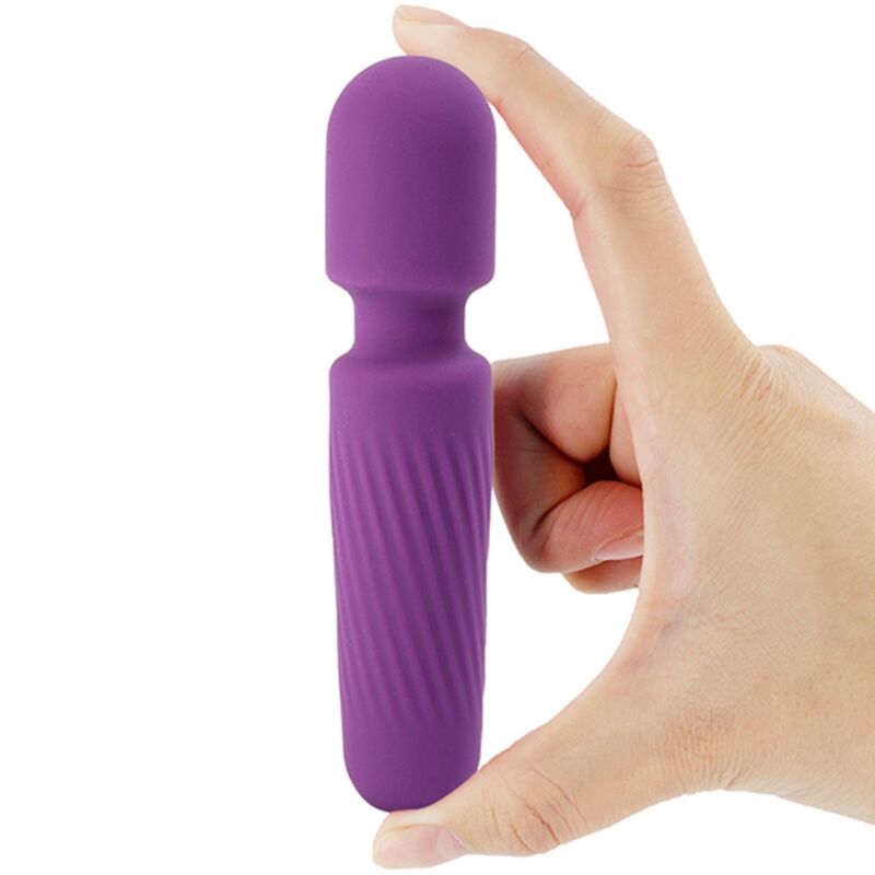 ARMONY - Waterproof mini wand massager and vibrator (10 vibrations - purple)
