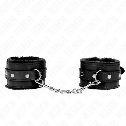 KINK - Faux fur lined wrist straps (adjustable 17-29 cm x 6 cm)