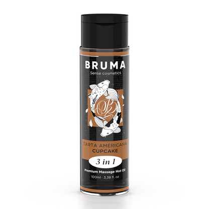 Sildoša masāžas eļļa 3in1 ar muffin garšu (100 ml) – BRUMA Premium