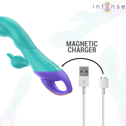 INTENSE FRED - Premium waterproof vibrator with clitoral stimulator