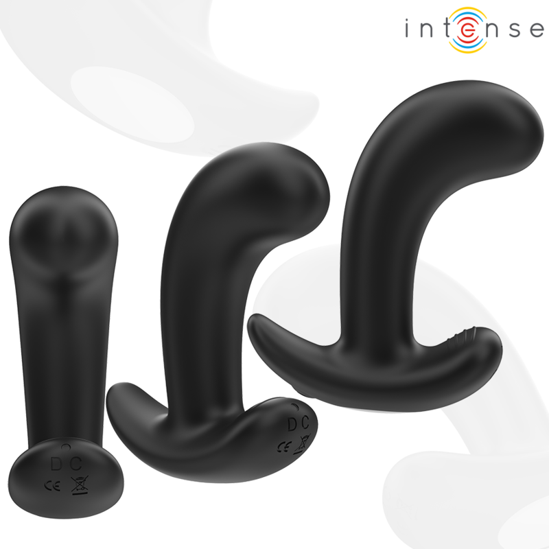 INTENSE - CHANDLER Silicone remote control vibrating anal plug (10 vibrations)