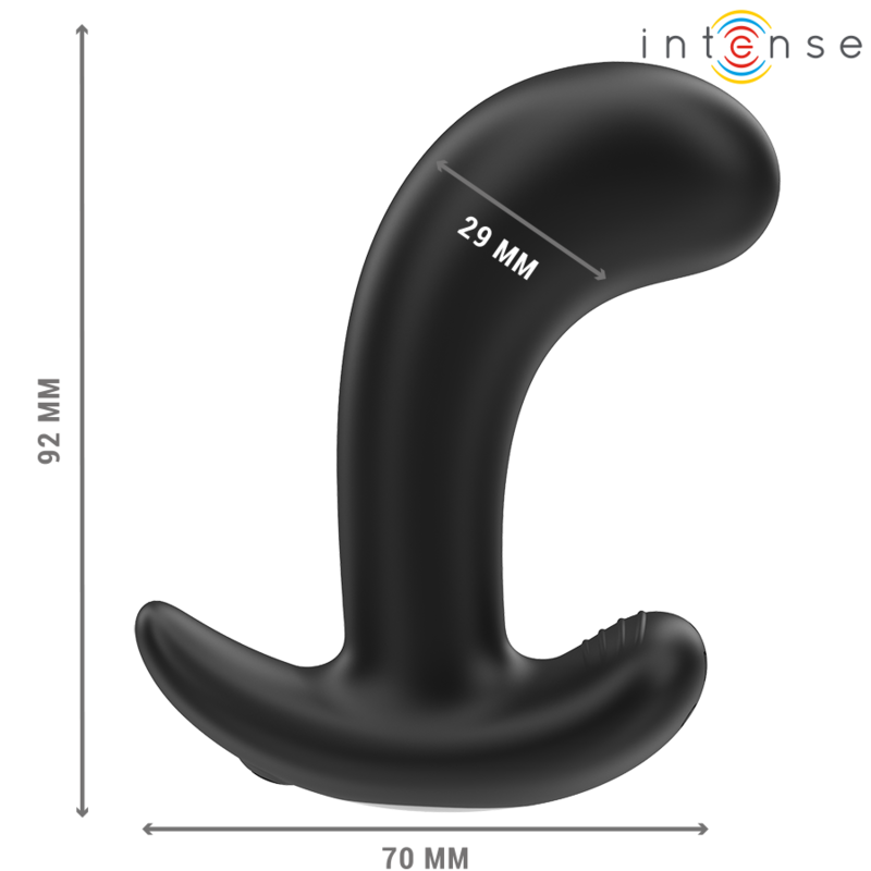 INTENSE - CHANDLER Silicone remote control vibrating anal plug (10 vibrations)