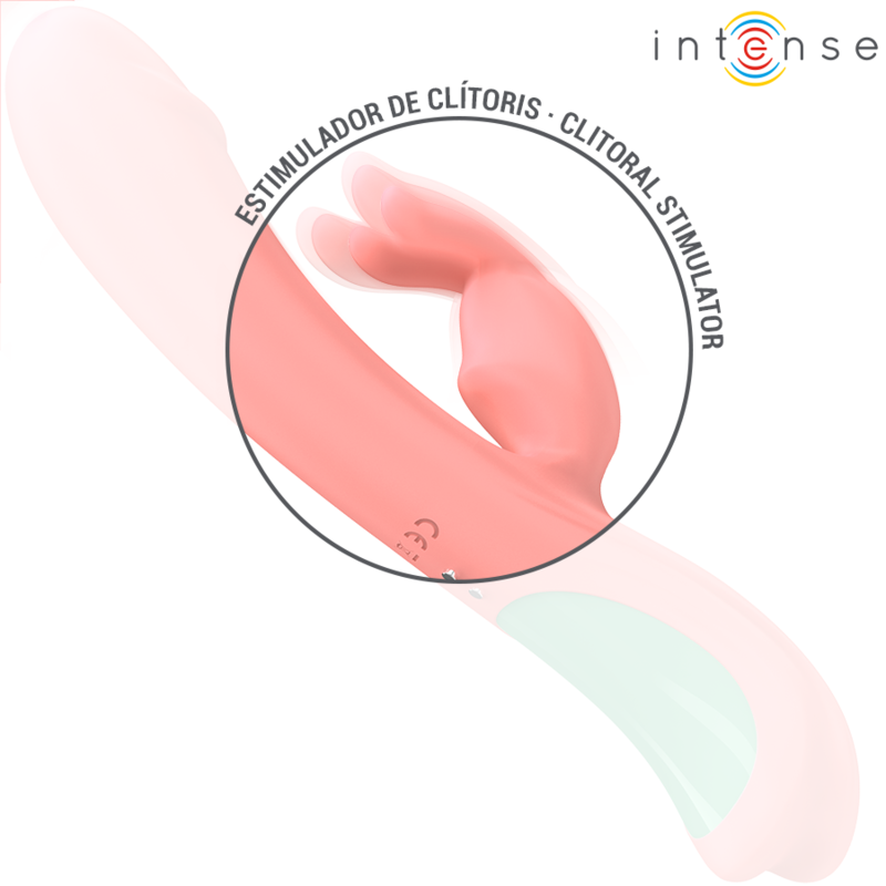 INTENSE - RACHEL Vibrator with clitoral stimulator