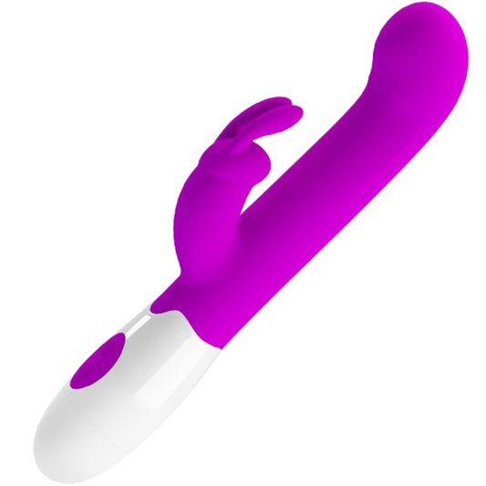 PRETTY LOVE - CENTAUR vibrators ar klitora stimulatoru (30 režīmi, violets)