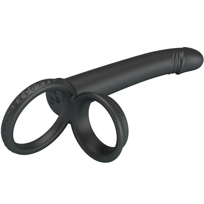 PRETTY LOVE - DILLION vibrating double penetration cock ring