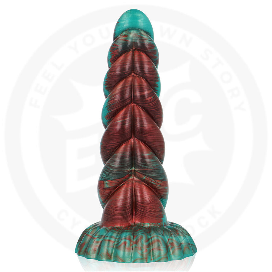 EPIC CYBERSILICOCK – Zirion "Fire" silicone dildo with suction cup (20.6 cm)