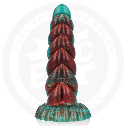 EPIC CYBERSILICOCK – Zirion "Fire" silicone dildo with suction cup (20.6 cm)