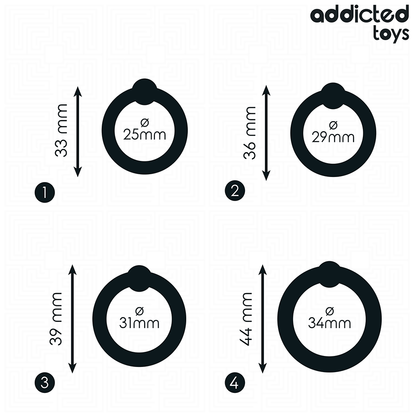 ADDICTED TOYS - Pressure Silicone Cock Ring Set